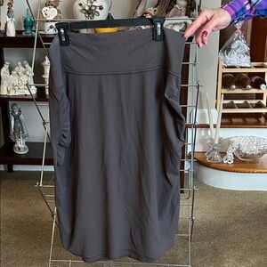 Athleta Charcoal Pencil Skirt